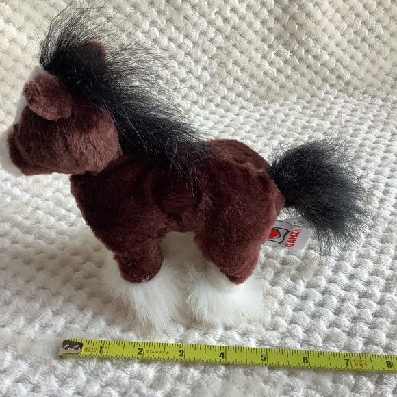 Ganz Webkinz Plush Lil’Kinz Clydesdale Horse Stuffed Animal Toy No Code - Picture 11 of 11